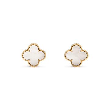[Super CiCi ]CLOVER MINI GOLD EARRINGS