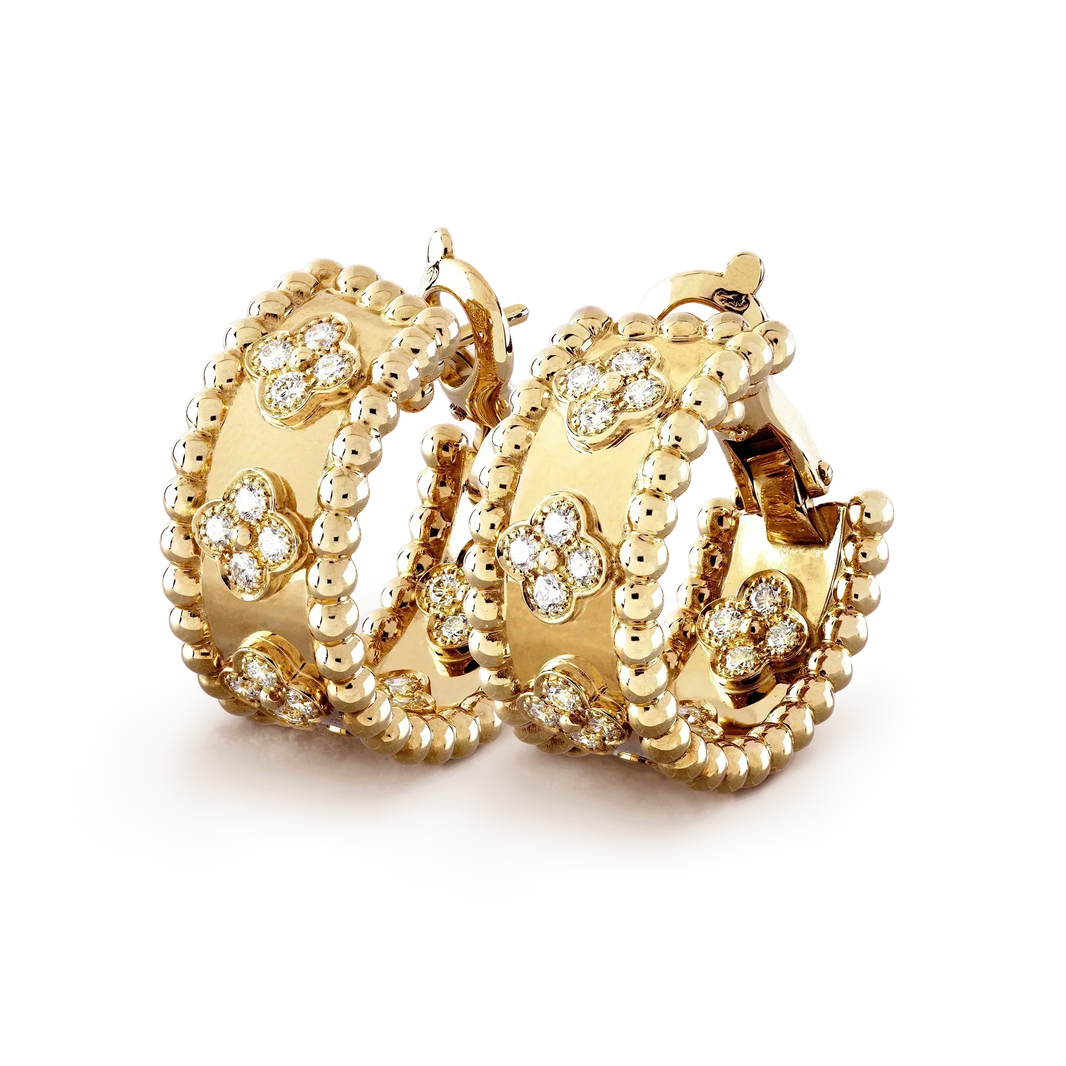 [Super Jewellery]PERLEE DIAMOND EARRINGS