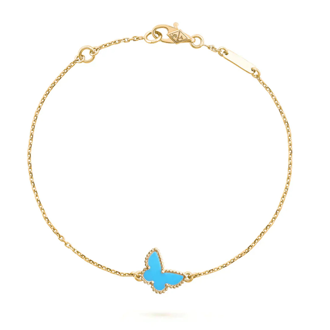 [Super Jewellery]BUTTERFLY TURQUOISE BUTTERFLY BRACELET