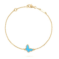[Super Jewellery]BUTTERFLY TURQUOISE BUTTERFLY BRACELET