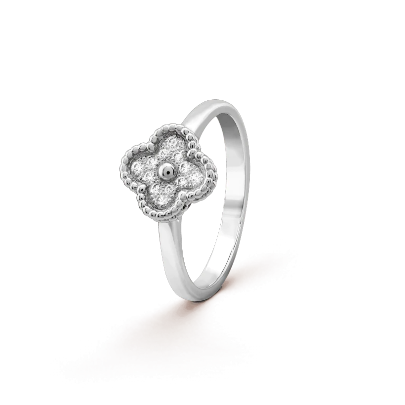 [Super Jewellery]CLOVER DIAMOND RING