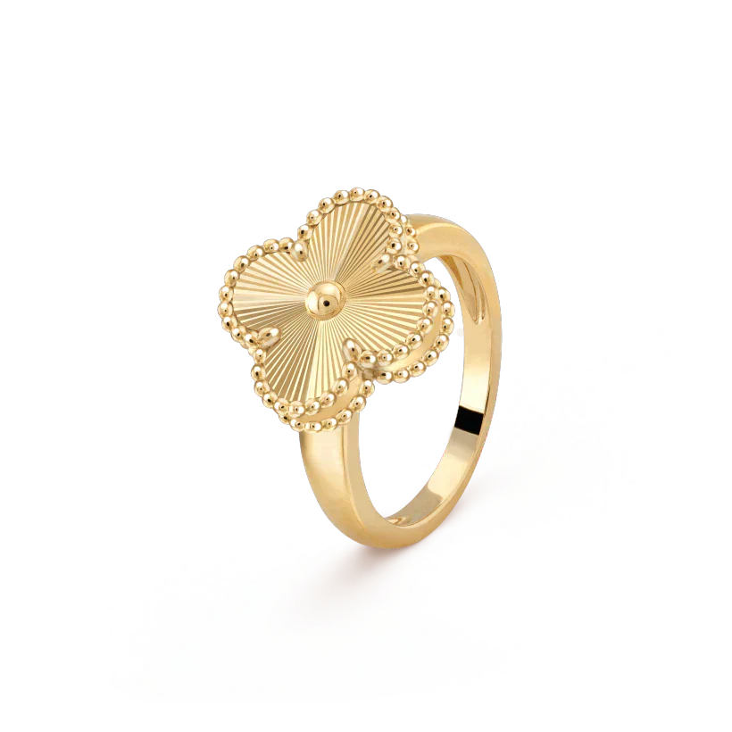 [Super Jewellery]CLOVER GOLD RING