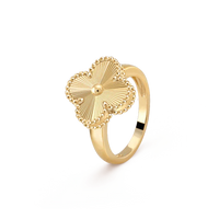 [Super Jewellery]CLOVER GOLD RING