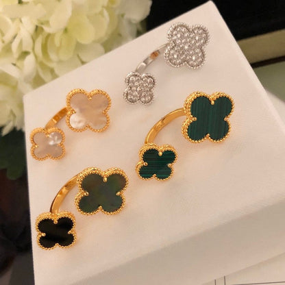 [Super Jewellery]CLOVER BETWEEN THE FINGER RING