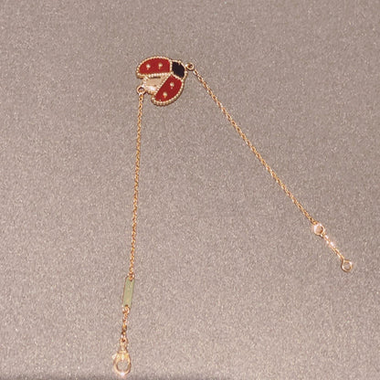 [Super Jewellery]LUCKY SPRING 1 MOTIF PINK GOLD BRACELET