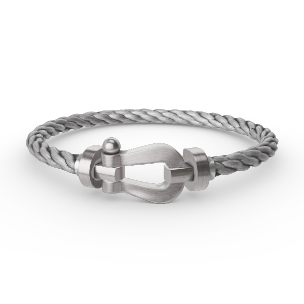 [Super Jewellery]FORCE LARGE HORSESHOE NO DIAMOND BRACELET SILVER