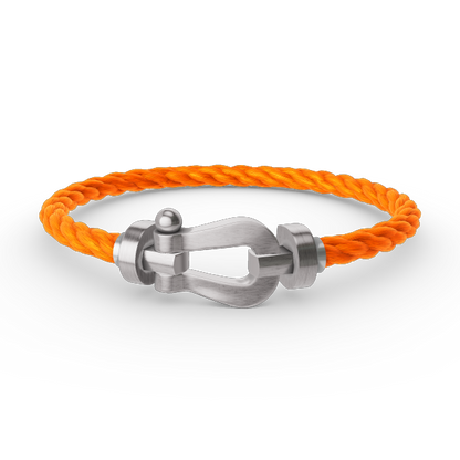 [Super Jewellery]FORCE LARGE HORSESHOE NO DIAMOND BRACELET SILVER