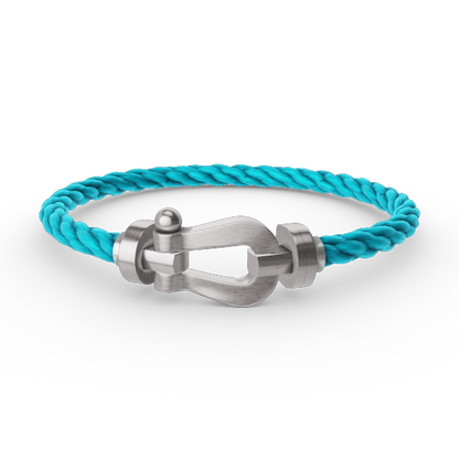 [Super Jewellery]FORCE LARGE HORSESHOE NO DIAMOND BRACELET SILVER