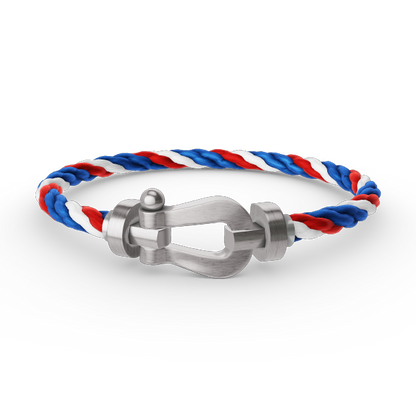 [Super Jewellery]FORCE LARGE HORSESHOE NO DIAMOND BRACELET SILVER
