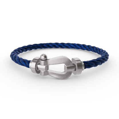 [Super Jewellery]FORCE LARGE HORSESHOE NO DIAMOND BRACELET SILVER