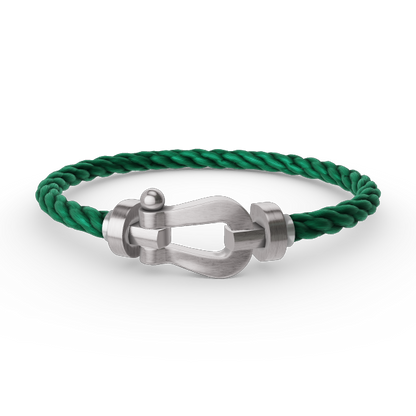 [Super Jewellery]FORCE LARGE HORSESHOE NO DIAMOND BRACELET SILVER