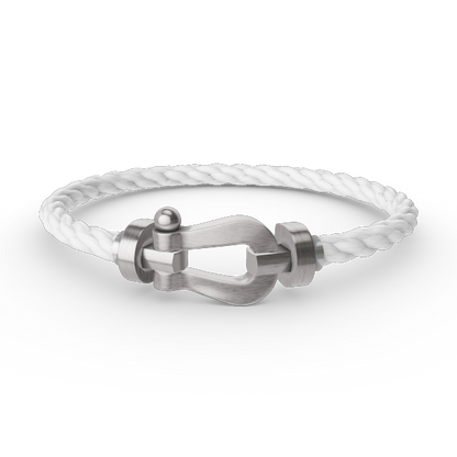[Super Jewellery]FORCE LARGE HORSESHOE NO DIAMOND BRACELET SILVER