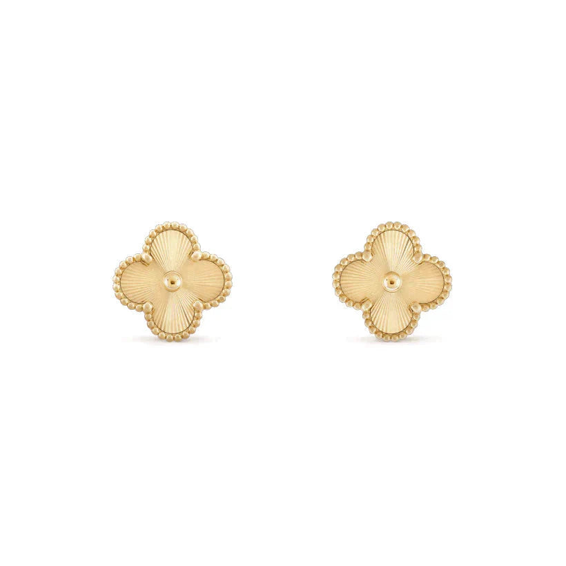 [Super Jewellery]CLOVER MEDIUM 1 MOTIFS LASER EARRINGS