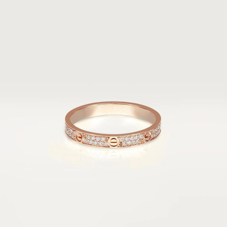 [Super Jewellery]LOVE RING 2.65MM DIAMOND