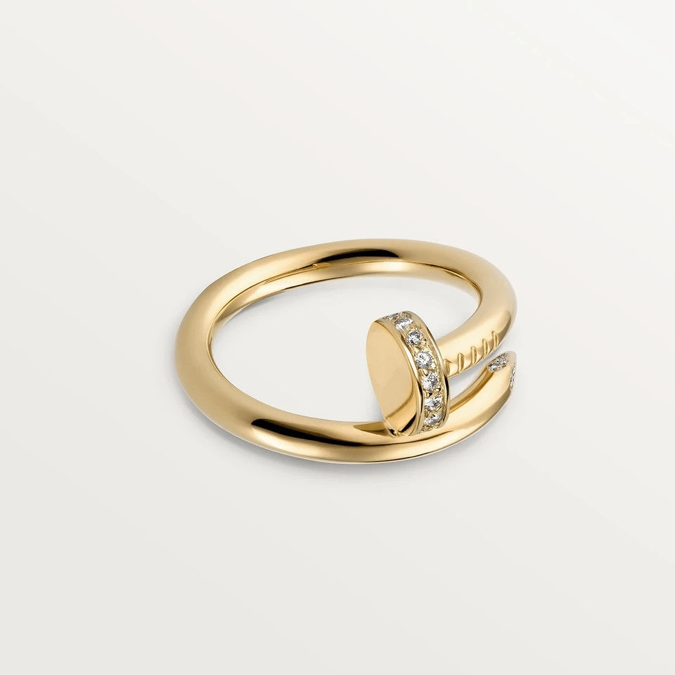 [Super Jewellery]JUSTE RING 2.65MM GOLD DIAMOND