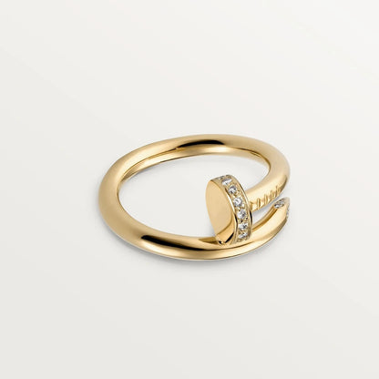 [Super Jewellery]JUSTE RING 2.65MM GOLD DIAMOND