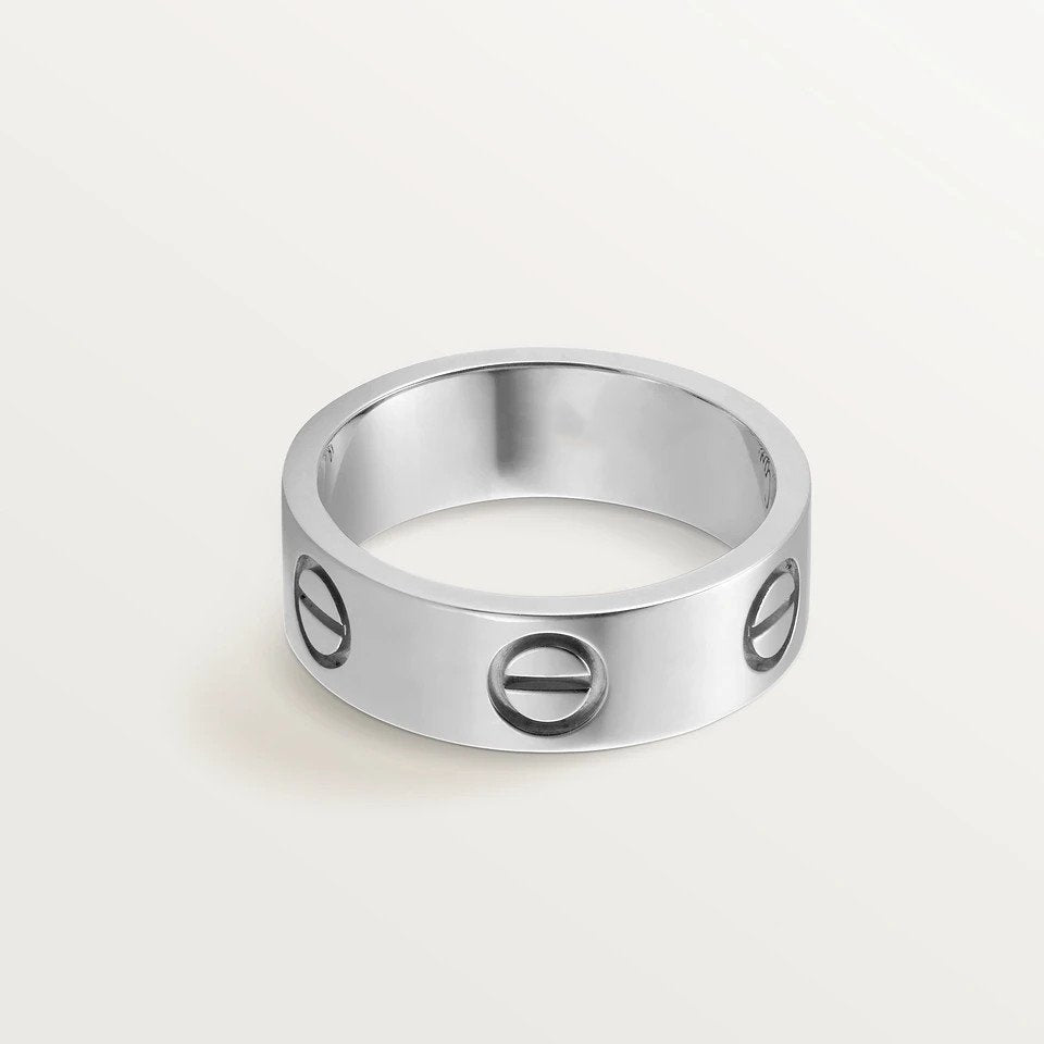 [Super Jewellery]LOVE RING 5.5MM NO DIAMOND