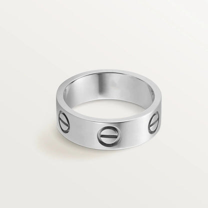 [Super Jewellery]LOVE RING 5.5MM NO DIAMOND